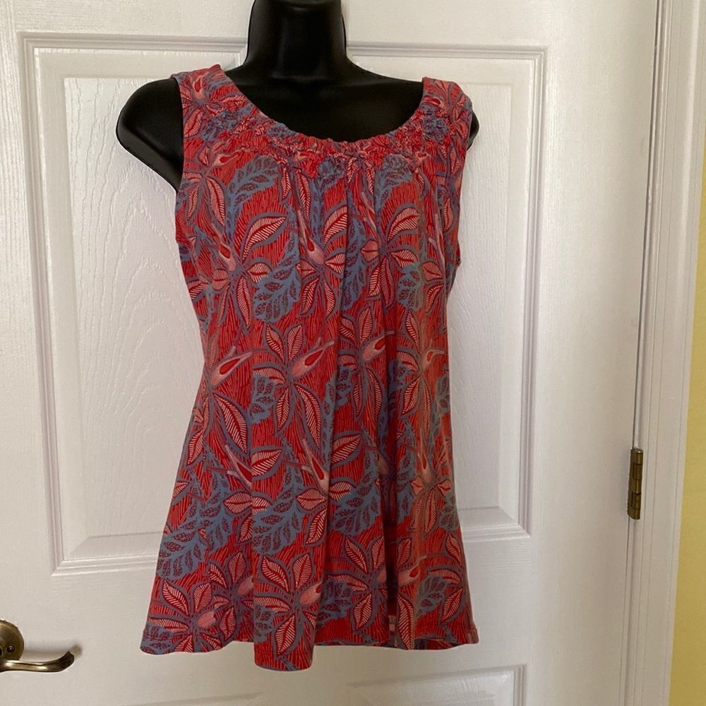 Loft Womens Print Tank Top, Size Small